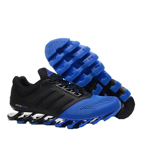 blue adidas spring